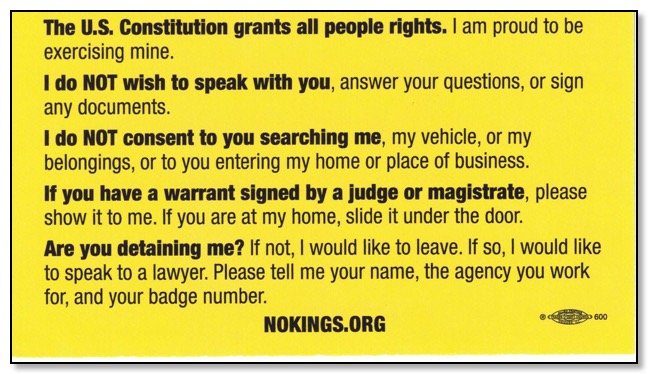 Know Your Rights